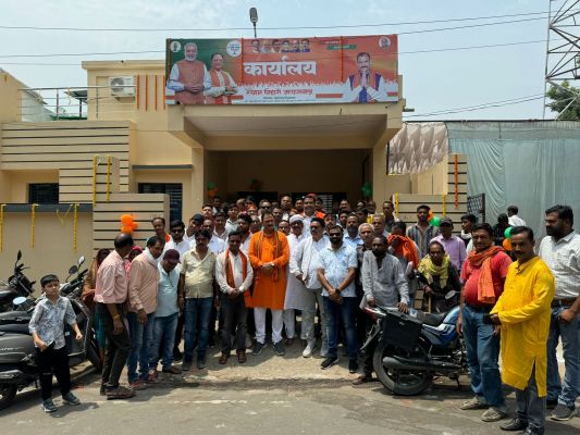 स्वास्थ्य मंत्री जायसवाल ने स्थायी कार्यालय का किया लोकार्पण