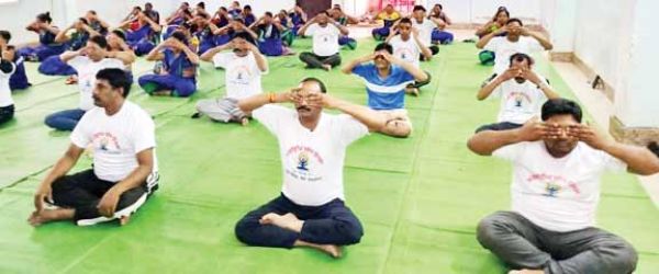 नपा में मना योग दिवसनपा में मना योग दिवस