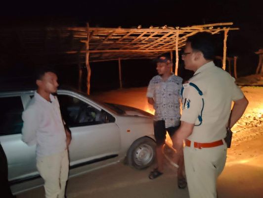 यातायात नियमों की अवहेलना, 99 वाहन चालकों पर जुर्माना