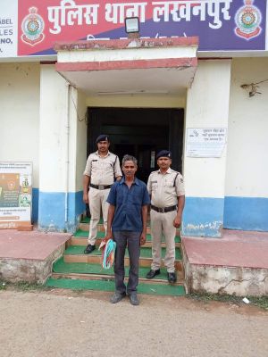 गांजा संग आरोपी गिरफ्तार