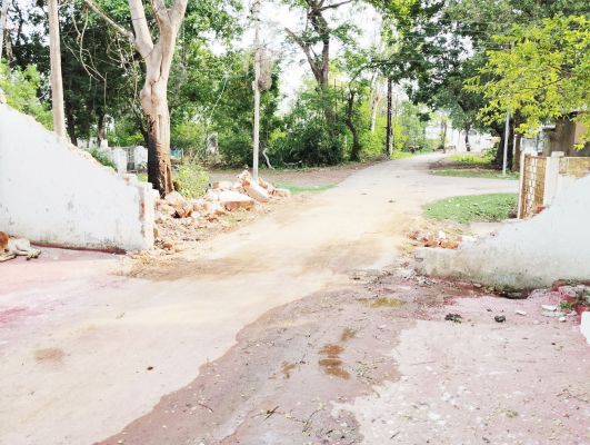 एसपी ने हटाया अतिक्रमण