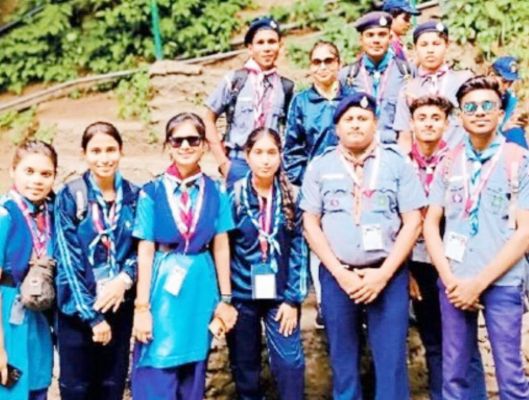 5000 वर्ष प्राचीन गायत्री मंदिर के दर्शन के लिए चढ़ी घाटी