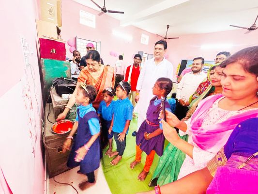 विधायक ने किया नवनिर्मित अतिरिक्त कक्ष का लोकार्पण