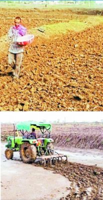 जिले में कास्तकारी पूरी तरह  बारिश पर निर्भर