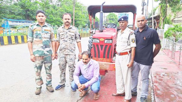 ट्रैक्टर चोरी का आरोपी पकड़ाया