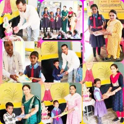 धूमधाम से मनाया शाला प्रवेशोत्सव