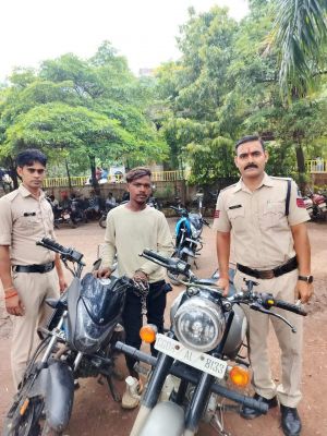 बुलेट-मोटर साइकिल चोरी  का आरोपी पकड़ाया