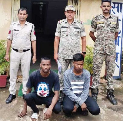 लोहा चोरी करने वाले 2 बंदी