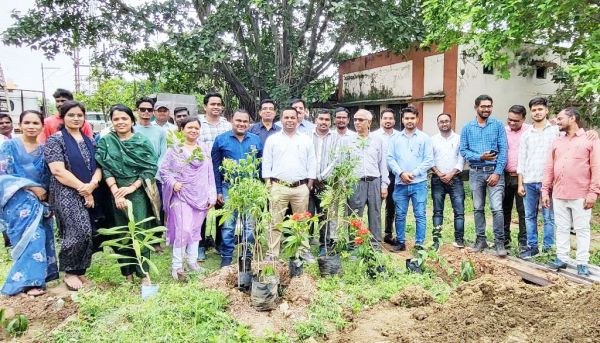 छत्तीसगढ़ स्टेट पावर डिस्ट्रीब्यूशन कंपनी में पौधारोपण
