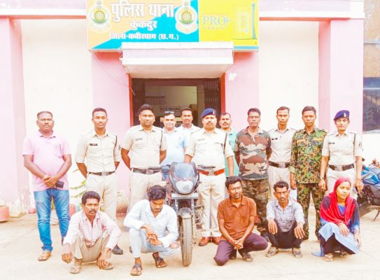 नाबालिग को भगाया-रेप, मुख्य आरोपी और चार सहयोगी गिरफ्तार