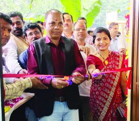 आदिवासी विश्राम भवन का एनएमडीसी ईडी ने किया उद्घाटन