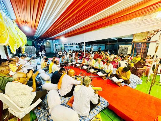 जनकपुर गौशाला धाम में सुंदरकांड पाठ, भक्ति में झूमे भक्त