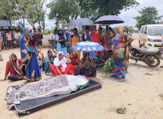 रथोत्सव मेला देख लौट रही महिला  को बाईक ने मारी ठोकर, मौत  