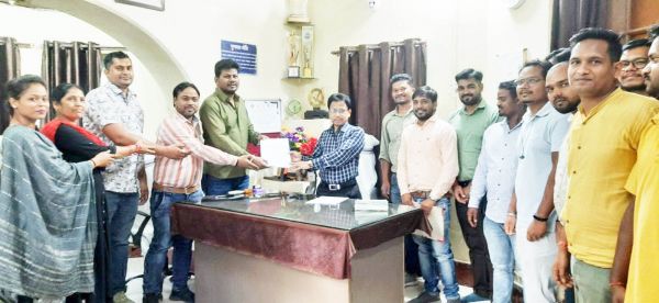 लंबित मांगों पर 2 दिनी एनएचएम संघ का ध्यान आकर्षण प्रदर्शन