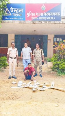 मुर्गी फार्म में पंखों की चोरी, आरोपी गिरफ्तार 
