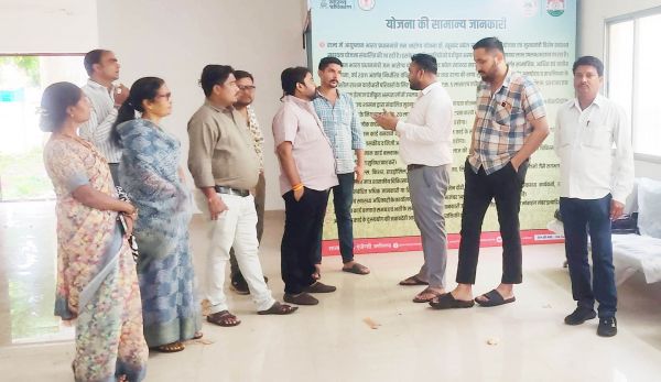 जीवनदीप समिति के सदस्यों ने किया निरीक्षण