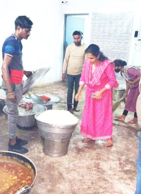 जिला अस्पताल में मरीजों की थाली से लड्डू गायब