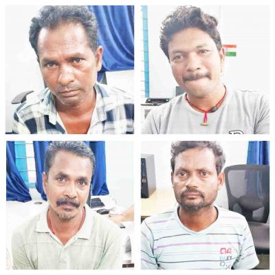 4 जुआरी पकड़ाए