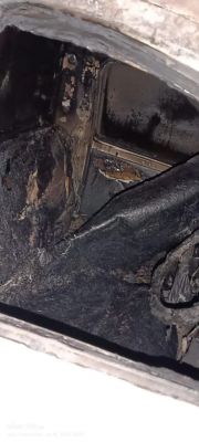 खड़ी पिकअप में लगा दी आग, आरोपी गिरफ्तार