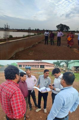 जांच दलों ने देवरीडीह जलाशय व कबीर सागर का किया निरीक्षण