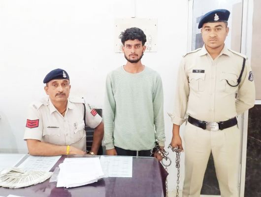 चोरी का आरोपी गिरफ्तार