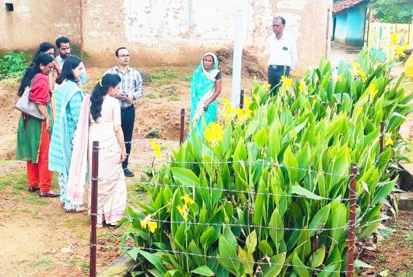 दिल्ली की टीम ने किया क्रियान्वित कार्यों का निरीक्षण