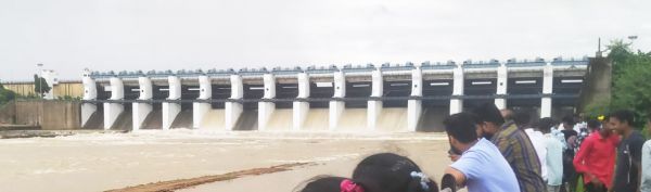  गंगरेल में 11 हजार क्यूसेक पानी की आवक, 5 गेट से छोड़ा जा रहा...