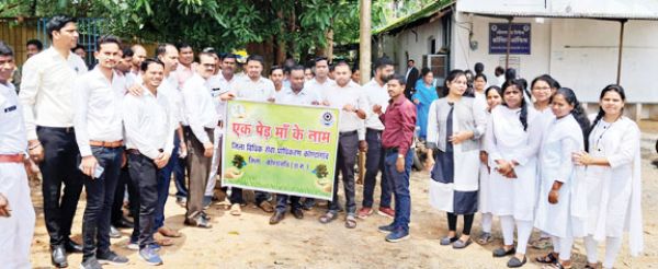 न्यायालय परिसर में पौधरोपण, पर्यावरण संरक्षण का संदेश
