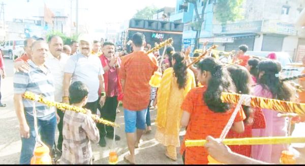 कांवड़ यात्रा में शामिल हुए खिलाड़ी