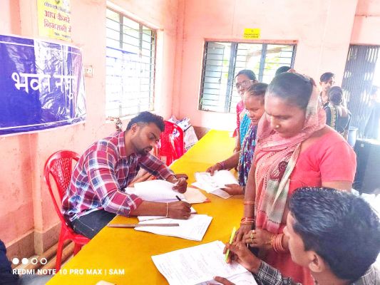बैगापारा शिविर में मिले 416 आवेदन