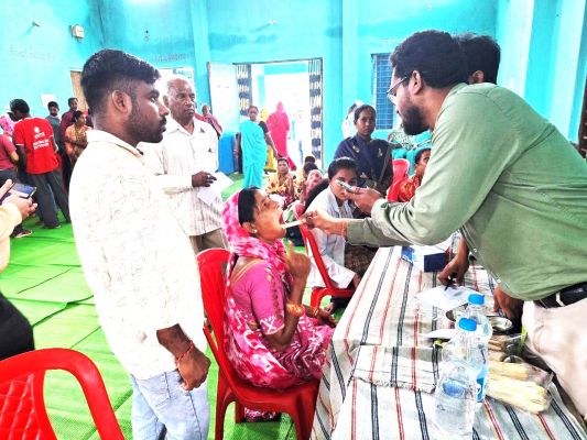 दो दिनी मुख स्वास्थ्य जांच शिविर में 245 लोगों का पंजीयन