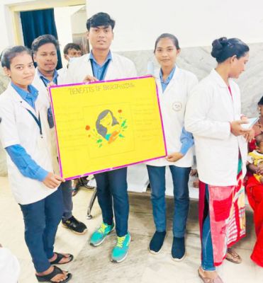 विश्व स्तनपान सप्ताह पर जनजागरूकता के लिए कई कार्यक्रम