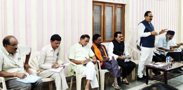 भाजपा की बैठक में कार्यक्रमों की बनी रुपरेखा