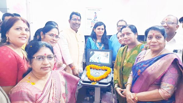 सीएचसी राजिम में विधायक रोहित ने सोनोग्राफी मशीन का किया शुभारंभ