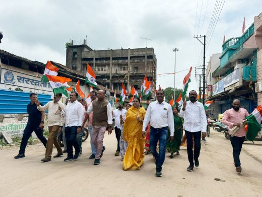 विधायक ने किया हर घर तिरंगा यात्रा का शुभारंभ 