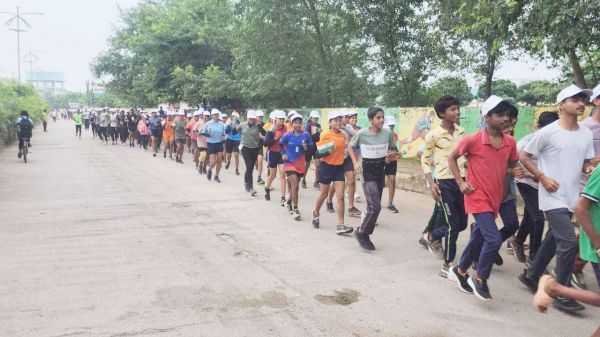 स्वतंत्रता दिवस पर सद्भावना दौड़ में दिखा युवाओं का उत्साह