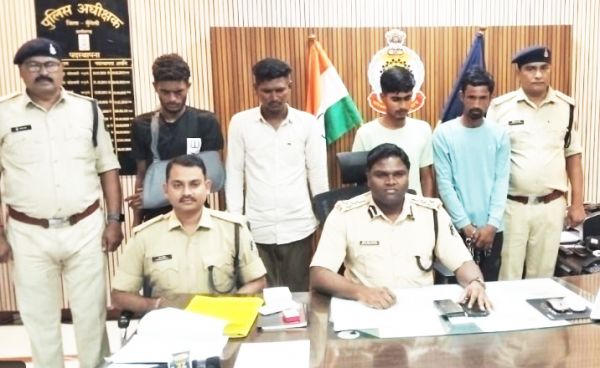 शराब के लिए रुपये उधार मांगने पर उपजे विवाद में जघन्य हत्या, 24 घंटे में सभी आरोपी गिरफ्तार