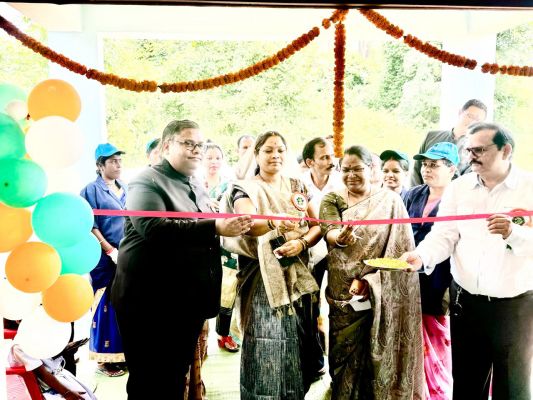 ग्राम केशोडार में प्लास्टिक वेस्ट मैनेजमेंट प्लांट का शुभारंभ