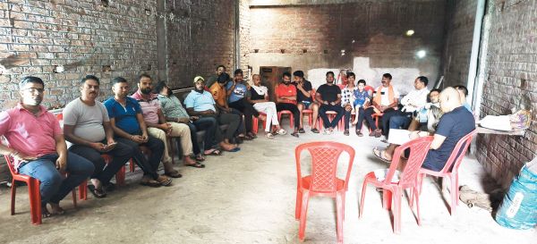  दुर्गा पूजा की तैयारी को लेकर सभा