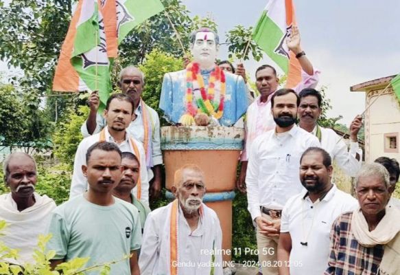 राजीव गांधी की जयंती पर सद्भावना रैली