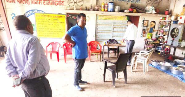 इंदिरा और राजीव नगर एसएलआरएम सेंटर का आयुक्त ने किया निरीक्षण