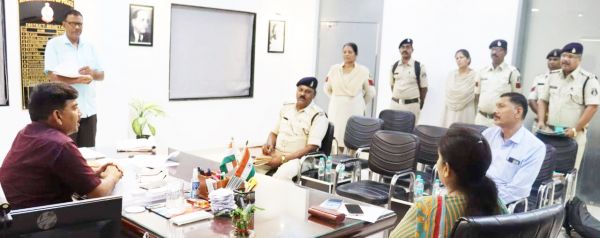 एसपी ने बेहतर पुलिसिंग और साइबर क्राइम के खिलाफ कार्रवाई करने दिए निर्देश