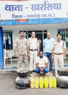 अवैध शराब जब्त, आरोपी गिरफ्तार