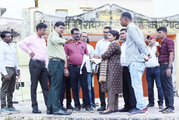 चक्रधर समारोह के लिए रामलीला मैदान में तैयारियां शुरू