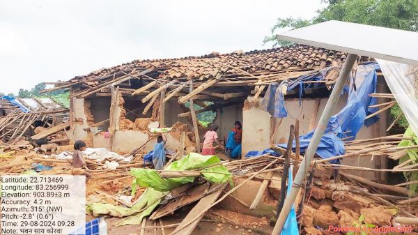 हाथीदल ने एक रात में 8 मकान तोड़े