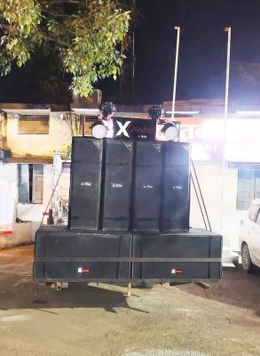 मानक क्षमता से अधिक आवाज में डीजे बजाने वाले संचालकों पर कार्रवाई