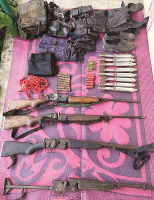  नक्सलियों के ठिकानों पर सुरक्षाबलों का अभियान