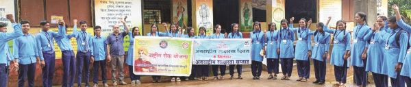 रैली निकाल साक्षर भारत का संदेश