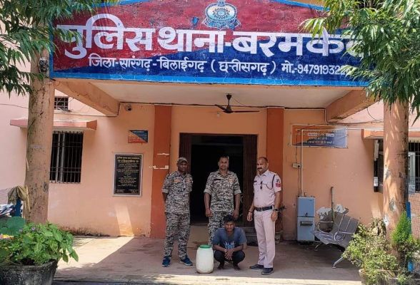 अवैध शराब संग आरोपी गिरफ्तार