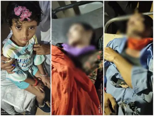 गाज से भाई-बहन की मौत, बाल-बाल बची मासूम